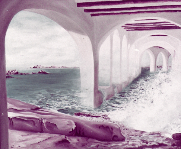 1981 Strömung Öl auf Leinwand 50x60 verkauft